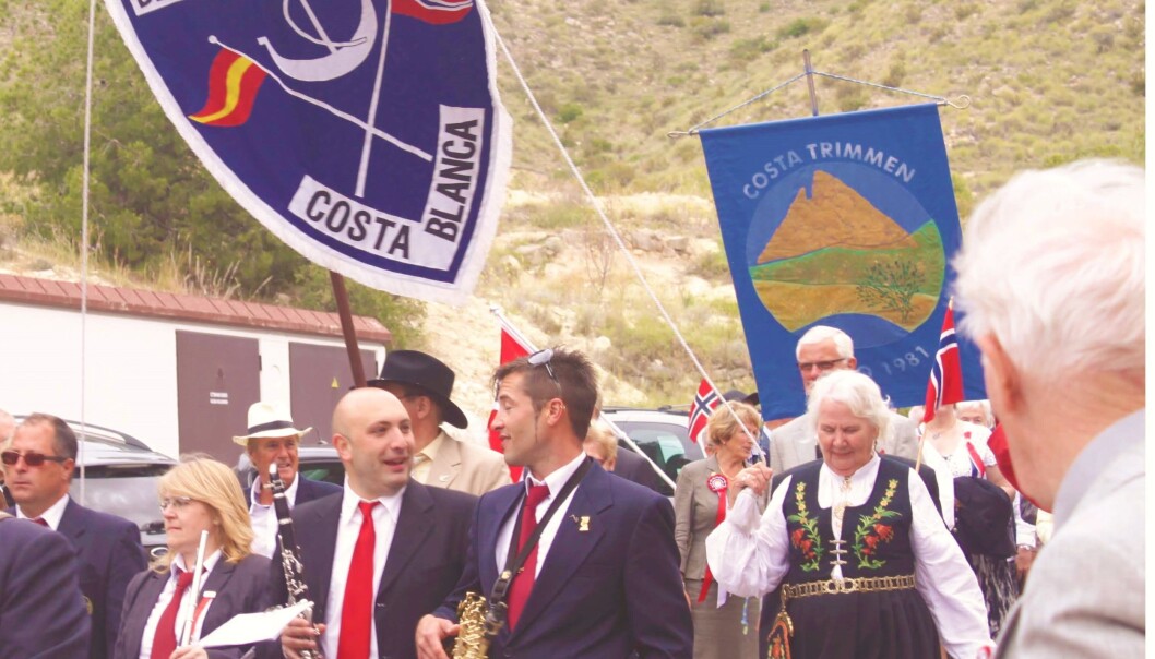 17. mai-feiring i den norske kolonien i Costa Blanca. (Privat) 17. mai-feiring i den norske kolonien i Costa Blanca. (Privat)