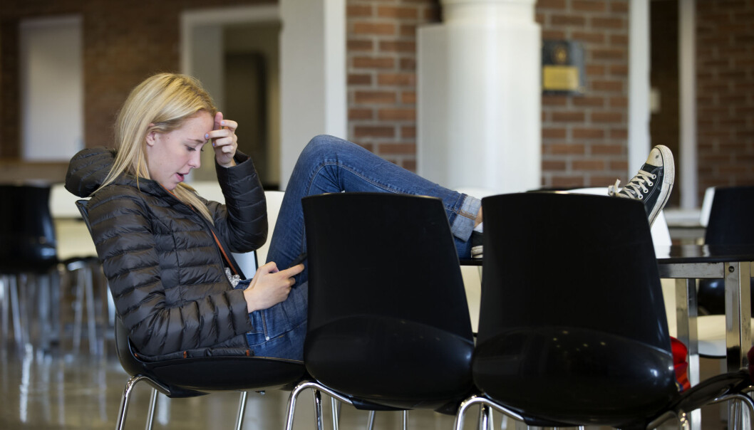 Over ein halv million ungdomar har svart på Ungdata-undersøkingar sidan 2010. No viser tala at norsk ungdom er mindre optimistiske med tanke på framtida. (Illustrasjonsfoto: Berit Roald / NTB Scanpix) Over ein halv million ungdomar har svart på Ungdata-undersøkingar sidan 2010. No viser tala at norsk ungdom er mindre optimistiske med tanke på framtida. (Illustrasjonsfoto: Berit Roald / NTB Scanpix)