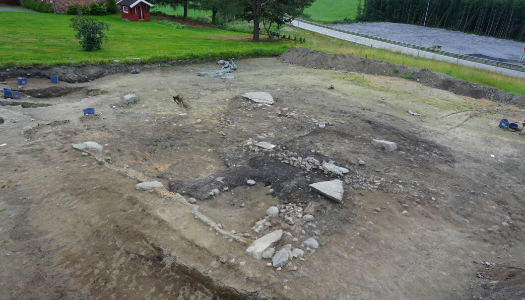 Rester av vikinghus funnet i Trøndelag