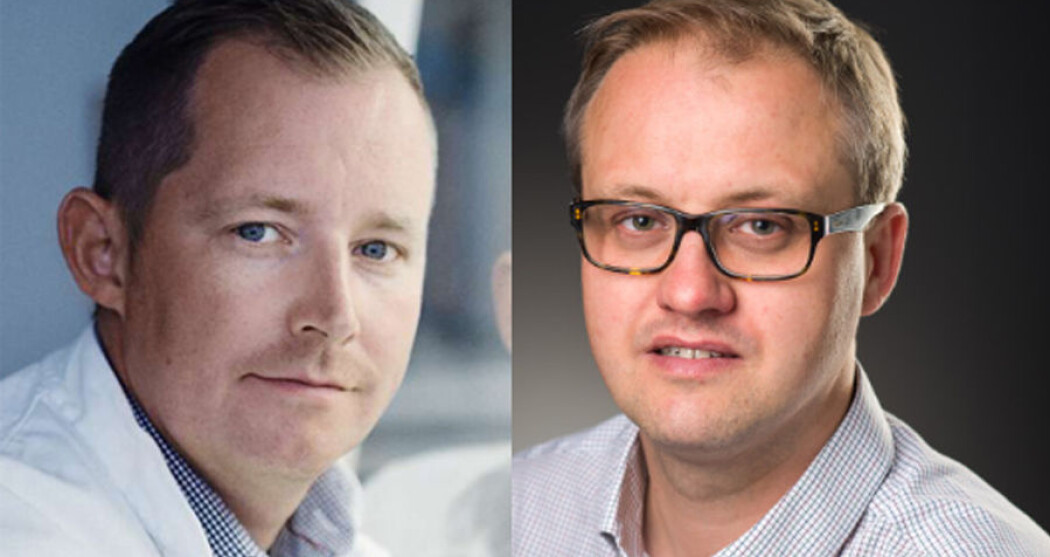 Martin R. Jakobsen fra Aarhus Universitet og Espen Melum fra Universitetet i Oslo får Anders Jahres medisinske pris til unge forskere. (Foto: Øystein H. Horgmo/UiO, Martin Gravgaard) Martin R. Jakobsen fra Aarhus Universitet og Espen Melum fra Universitetet i Oslo får Anders Jahres medisinske pris til unge forskere. (Foto: Øystein H. Horgmo/UiO, Martin Gravgaard)