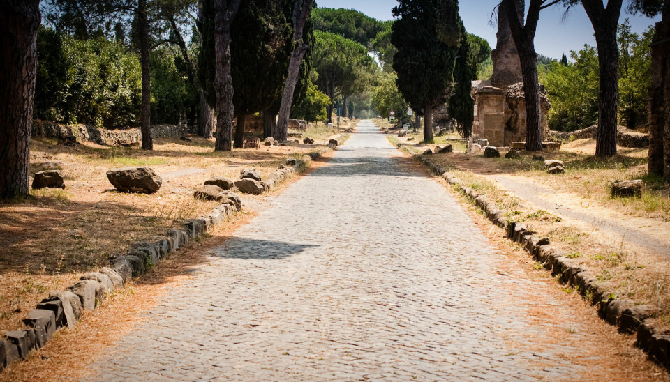 Antikk romersk vei i nærheten av Roma. (Foto: Spirit Stock / Shutterstock / NTB scanpix)