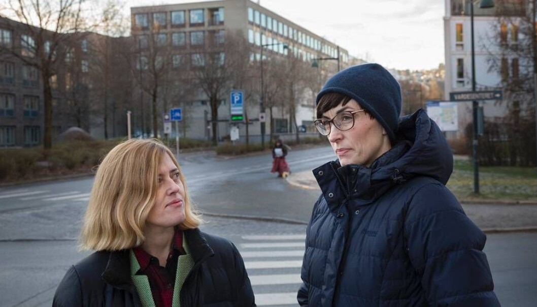 Initiativtakere: NTNU-ansatte Sophia Efstathiou og Marit Hovdal Moan(t.h.). (Foto: Kristoffer Furberg, Universitetsavisa) Initiativtakere: NTNU-ansatte Sophia Efstathiou og Marit Hovdal Moan(t.h.). (Foto: Kristoffer Furberg, Universitetsavisa)