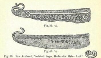 Arkeologene har antatt at båndene på to kniver fra midt i bronsealderen, var av jern. Ny studie avliver den antakelsen. (Foto: Lyngstrøm &amp; Jouttijärvi, Danish Journal of Archaeology)