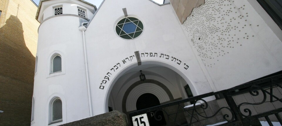 70 prosent av jødene som er spurt i undersøkelsen svarer at de opplever at jødehatet er blitt verre de siste årene. Her er synagogen i Oslo. (Foto: Jarl Fr. Erichsen, NTB scanpix)