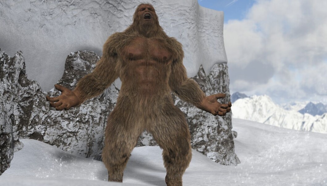 Yeti, eller den avskyelige snømannen, er en stor, menneskelignende, skapning som flere ganger er påstått å ha blitt sett i Himalayas regioner Tibet og Nepal. Fortsatt er det folk i som tror at den finnes. Kan nye DNA-analyser overbevise dem om noe annet? (Illustrasjonsfoto: Shutterstock / NTB Scanpix) Yeti, eller den avskyelige snømannen, er en stor, menneskelignende, skapning som flere ganger er påstått å ha blitt sett i Himalayas regioner Tibet og Nepal. Fortsatt er det folk i som tror at den finnes. Kan nye DNA-analyser overbevise dem om noe annet? (Illustrasjonsfoto: Shutterstock / NTB Scanpix)