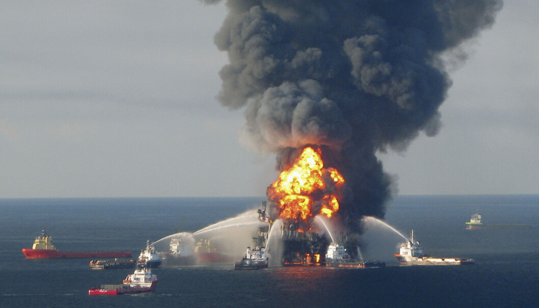 Eksplosjonen Deepwater Horizon skapte katastrofe i Mexicogolfen i 2010. (Foto: Reuters / NTB Scanpix) Eksplosjonen Deepwater Horizon skapte katastrofe i Mexicogolfen i 2010. (Foto: Reuters / NTB Scanpix)