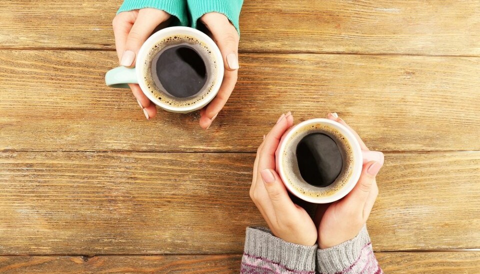 Hvor mye kaffe koppene bør fylles med, og om det er filterkaffe, espresso, kaffe fylt med melk eller andre varianter, kan ikke forskerne si noe om. Vi må forholde oss til 3–4 udefinérbare kopper.  (Foto: Shutterstock / NTB scanpix)