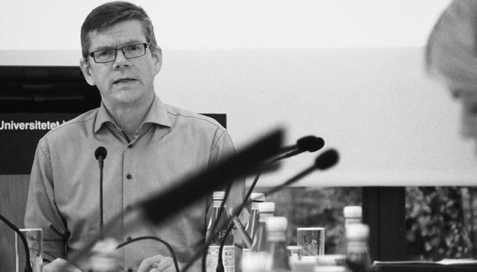UiO-rektor Svein Stølen var svært glad for at Universitetsstyret gjorde eit samrøystes vedtak om klinikkdrifta på Psykologisk institutt. (Foto: Ola Sæther)