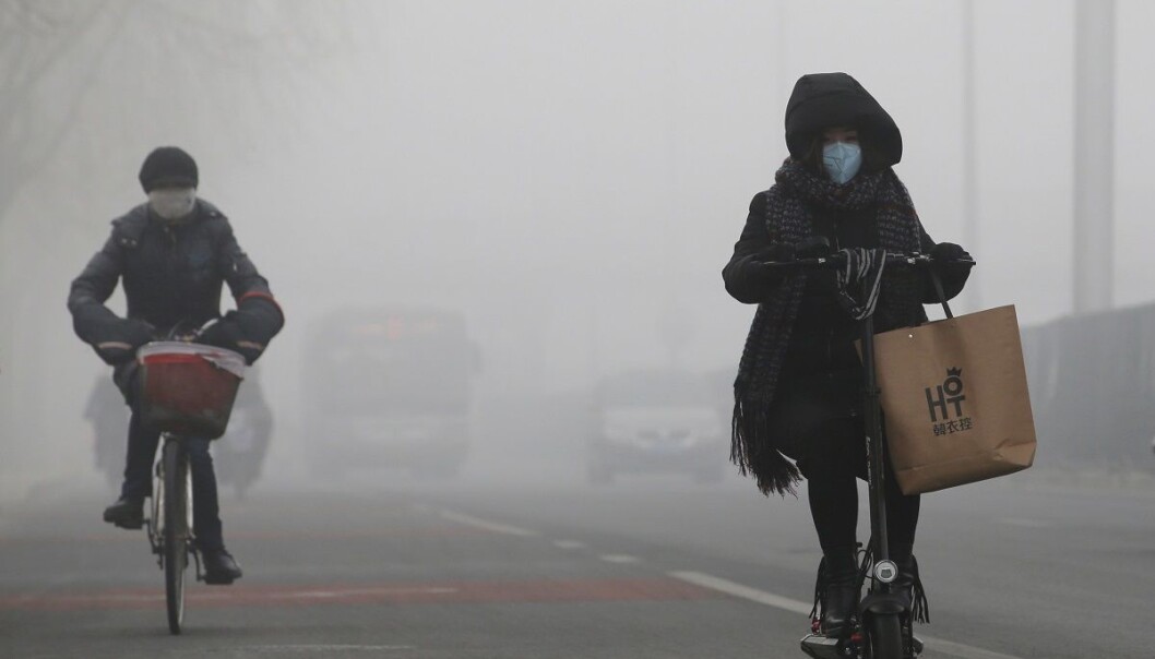 Syklister trosser forurensningen i Beijing. (Foto: Jason Lee, Reuters, NTB scanpix) Syklister trosser forurensningen i Beijing. (Foto: Jason Lee, Reuters, NTB scanpix)