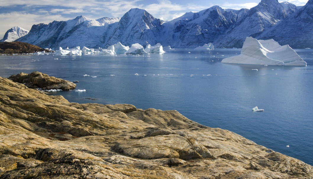 Forskere har fulgt med på hvilken påvirkning mindre salt har på økosystemet i og utenfor en fjord nordøst på Grønland. Bildet viser Scoresbysundet, en annen fjord øst på øya. Foto: Steve Allen / Shutterstock / NTB scanpix Forskere har fulgt med på hvilken påvirkning mindre salt har på økosystemet i og utenfor en fjord nordøst på Grønland. Bildet viser Scoresbysundet, en annen fjord øst på øya. Foto: Steve Allen / Shutterstock / NTB scanpix