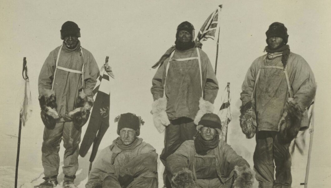 Robert F. Scott (bak, i midten) og hans menn døde alle sammen på vei tilbake fra Sydpolen. En forsker mener at et annet medlem av ekspedisjonen hadde mye av skylden for det. (Foto: National Library) Robert F. Scott (bak, i midten) og hans menn døde alle sammen på vei tilbake fra Sydpolen. En forsker mener at et annet medlem av ekspedisjonen hadde mye av skylden for det. (Foto: National Library)