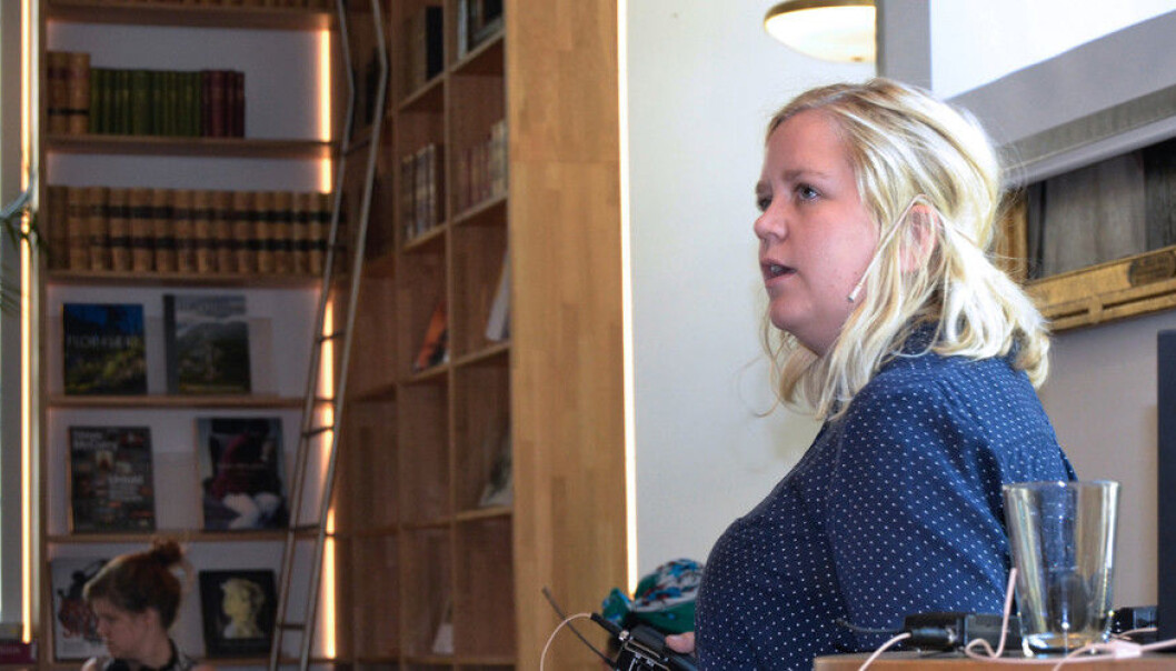 - Arbeidsgjevarar kan førebu forskarane og tilby støtte til dei som har behov for det, seier stipendiat Birgitte Haanshuus ved HL-senteret. (Foto: Elise Løvereid) - Arbeidsgjevarar kan førebu forskarane og tilby støtte til dei som har behov for det, seier stipendiat Birgitte Haanshuus ved HL-senteret. (Foto: Elise Løvereid)