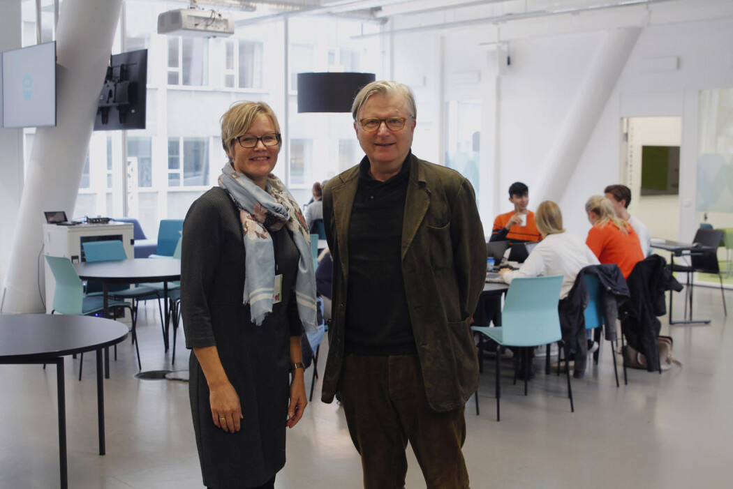 Per Christian Magnus blir leder for det nye senteret. Kristine Holmelid blir reportasjeleder. (Foto: Ole Marius Kvamme / UiB) Per Christian Magnus blir leder for det nye senteret. Kristine Holmelid blir reportasjeleder. (Foto: Ole Marius Kvamme / UiB)