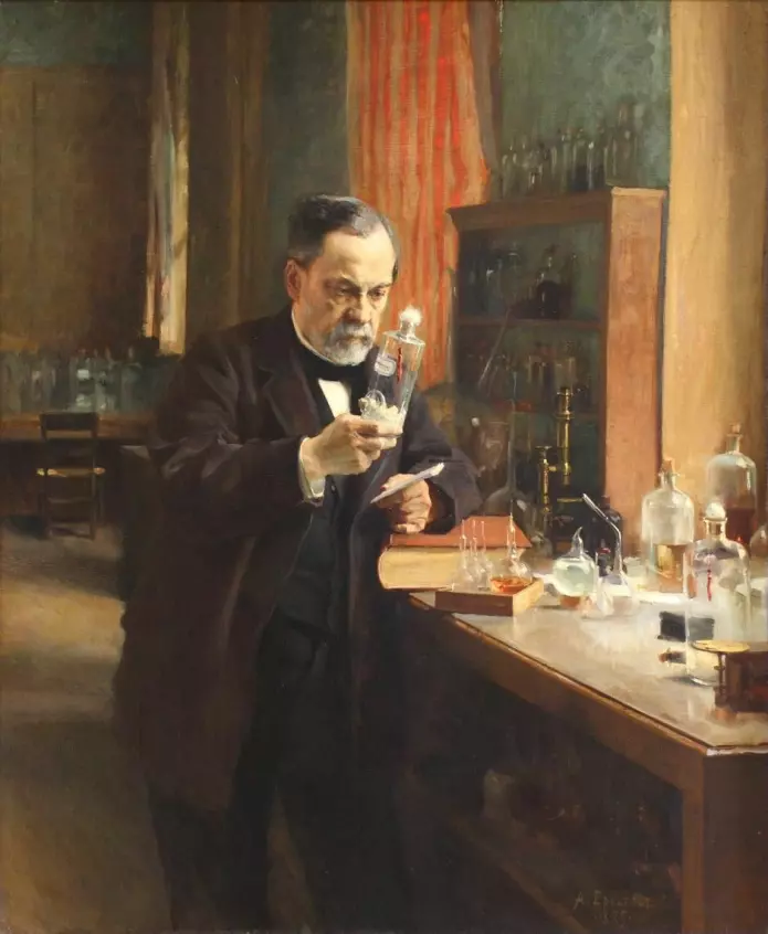 Den franske kjemikeren og biologen Louis Pasteur hadde på 1800-tallet flere sammenstøt med Félix Pouchet. Begge påsto hårdnakket å ha gjennomført samme forsøk, men de fikk ulike resultater. (Maleri: Albert Edelfelt)