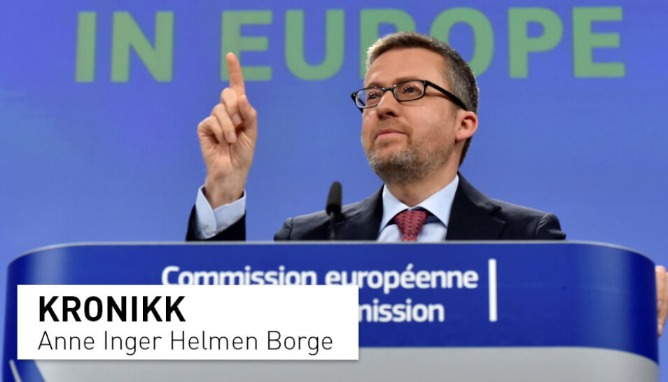 Kronikkforfatteren mener Carlos Moedas og hans EU-kommisjon for forskning, vitenskap og innovasjon har et positivt syn på norske forskere. (Foto: John Thys / NTB scanpix)