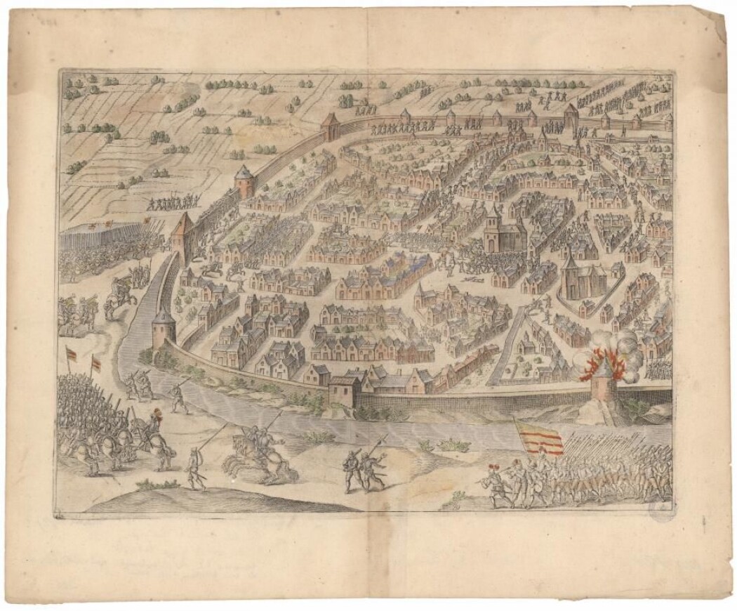 Beleiringen av København fra 1535 til 1536 var sentral i krigen. Det var Christian IIs siste bastion, og den ble beleiret i over et år – fra juli 1535 til august 1536. Da København falt, sluttet krigen. Det er ikke kjent hvem som står bak grafikken. (Illustrasjon: Det kongelige bibliotek) Beleiringen av København fra 1535 til 1536 var sentral i krigen. Det var Christian IIs siste bastion, og den ble beleiret i over et år – fra juli 1535 til august 1536. Da København falt, sluttet krigen. Det er ikke kjent hvem som står bak grafikken. (Illustrasjon: Det kongelige bibliotek)