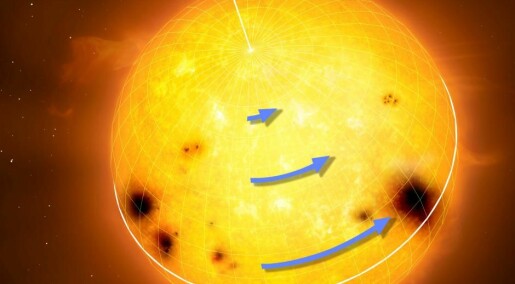 13 stjerner kaster lys over solens merkelige rotasjon