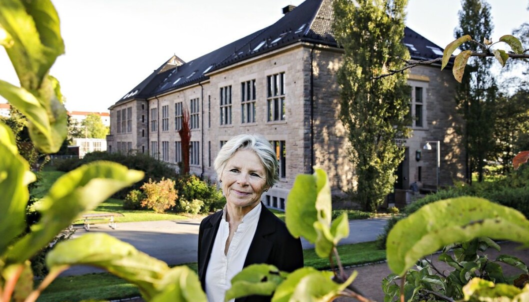 – I mitt fravær har en ukjent person urettmessig gjennomsøkt mitt kontor og mine private skuffer og skap. Vedkommende har funnet høyst personlige, håndskrevne notater fra samtaler jeg hadde her ved museet som nyansatt direktør vel to år tilbake. De var ikke ment for noen andres øyne enn mine egne, sier NHM-direktør Tone Lindheim. (Foto: Signe Dons, Aftenposten, NTB scanpix) – I mitt fravær har en ukjent person urettmessig gjennomsøkt mitt kontor og mine private skuffer og skap. Vedkommende har funnet høyst personlige, håndskrevne notater fra samtaler jeg hadde her ved museet som nyansatt direktør vel to år tilbake. De var ikke ment for noen andres øyne enn mine egne, sier NHM-direktør Tone Lindheim. (Foto: Signe Dons, Aftenposten, NTB scanpix)