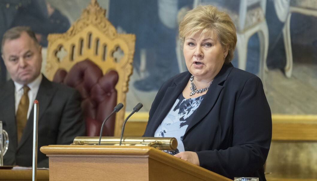 Statsminister Erna Solberg vi gjerne at du og jeg skal bli enig i det hun sier. (Foto: Gorm Kallestad / NTB scanpix) Statsminister Erna Solberg vi gjerne at du og jeg skal bli enig i det hun sier. (Foto: Gorm Kallestad / NTB scanpix)