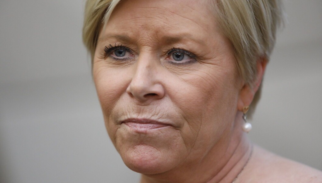 Finansminister Siv Jensen mener klimabudsjettet i statsbudsjettet som legges fram mandag er av en offensiv karakter. (Foto: Ole Berg-Rusten / NTB scanpix) Finansminister Siv Jensen mener klimabudsjettet i statsbudsjettet som legges fram mandag er av en offensiv karakter. (Foto: Ole Berg-Rusten / NTB scanpix)
