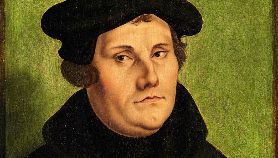 Frelsen er gratis og troen på Gud er den eneste veien til frelse, slo Martin Luther fast. (Maleriet er lagd av Lucas Cranach den eldre og er fra 1529.) Frelsen er gratis og troen på Gud er den eneste veien til frelse, slo Martin Luther fast. (Maleriet er lagd av Lucas Cranach den eldre og er fra 1529.)