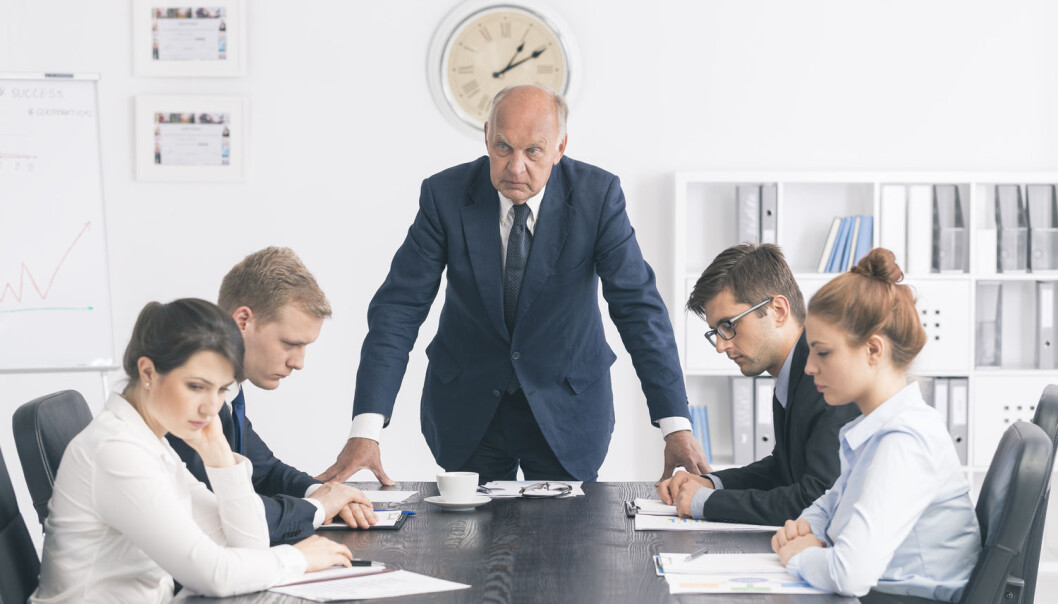 Hvis sjefen ikke liker kritikken du har å komme med, kan du fort få høre at det er du som er problemet. (Foto: Shutterstock / NTB scanpix) Hvis sjefen ikke liker kritikken du har å komme med, kan du fort få høre at det er du som er problemet. (Foto: Shutterstock / NTB scanpix)