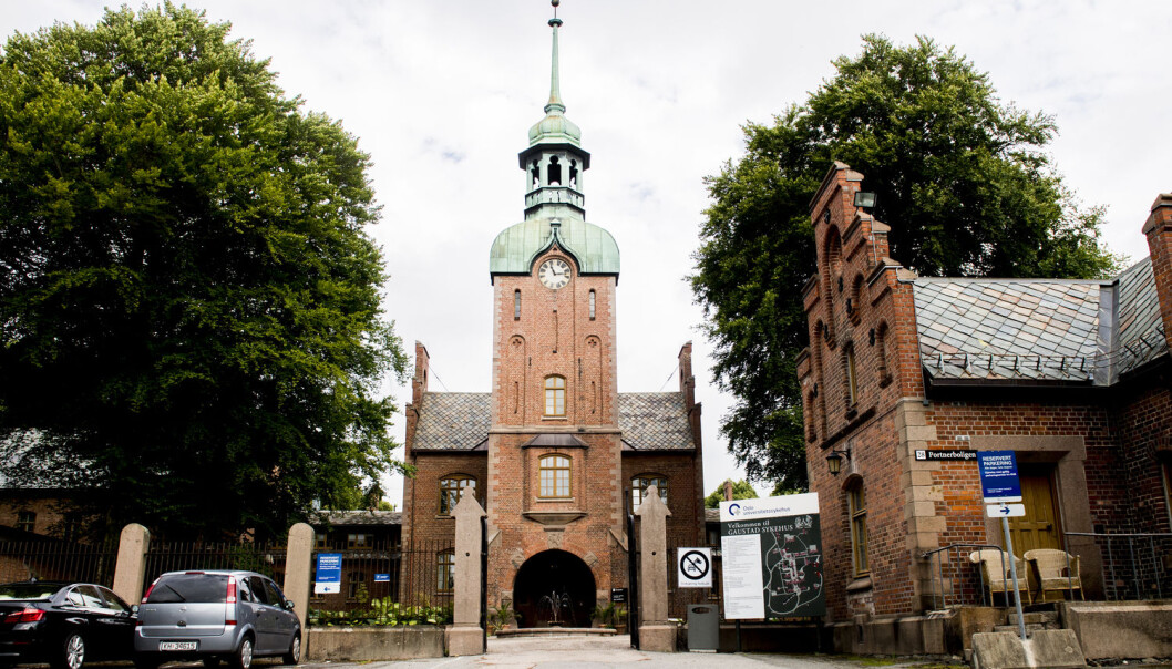 En ny doktorgrad viser at danske psykiatriske pasienter som gikk på egne folkehøgskoler hadde bedre livskvalitet enn norske pasienter. Forskeren kan ikke oppgi hvilke norske sykehus deltakerne har vært innlagt på. Bildet viser Gaustad sykehus i Oslo. (Foto: Jon Olav Nesvold/NTB/Scanpix) En ny doktorgrad viser at danske psykiatriske pasienter som gikk på egne folkehøgskoler hadde bedre livskvalitet enn norske pasienter. Forskeren kan ikke oppgi hvilke norske sykehus deltakerne har vært innlagt på. Bildet viser Gaustad sykehus i Oslo. (Foto: Jon Olav Nesvold/NTB/Scanpix)