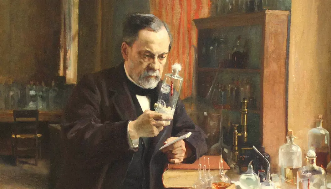 Louis Pasteur (1822-1895) og hans arbeid blir ofte trukket fram som eksempel på hvordan grunnleggende forskning kan få fantastiske resultater. Pasteur forsket på bakterier og oppdaget at det er de som ofte gjør oss syke. Han fikk ansatte på franske sykehus til å begynne å tenke på hygiene. Han forsto også at vi kan få kroppen til å forsvare seg mye bedre mot angrep fra en rekke sykdommer, om vi gir den en vaksine. (Portrett: Albert Edelfelt / Foto: paintingiant.com /Wikimedia commons)