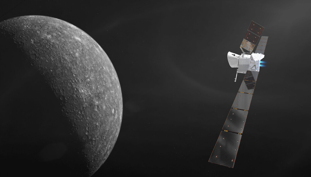 Romsonden BepiColombo skytes opp til Merkur 20. oktober 2018. Ekspertene ved ESA har trent på å styre romsonden i flere måneder. (Grafikk: ESA/ATG medialab) Romsonden BepiColombo skytes opp til Merkur 20. oktober 2018. Ekspertene ved ESA har trent på å styre romsonden i flere måneder. (Grafikk: ESA/ATG medialab)