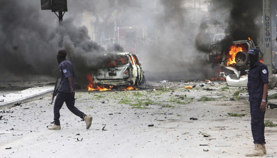 Terrorfrykten er stor i Europa, men bare 269 av fjorårets 13 488 terrorangrep i verden, fant sted i vesteuropeiske land. Land som Somalia (bildet) ble langt hardere rammet. (Foto: AP, NTB scanpix) Terrorfrykten er stor i Europa, men bare 269 av fjorårets 13 488 terrorangrep i verden, fant sted i vesteuropeiske land. Land som Somalia (bildet) ble langt hardere rammet. (Foto: AP, NTB scanpix)