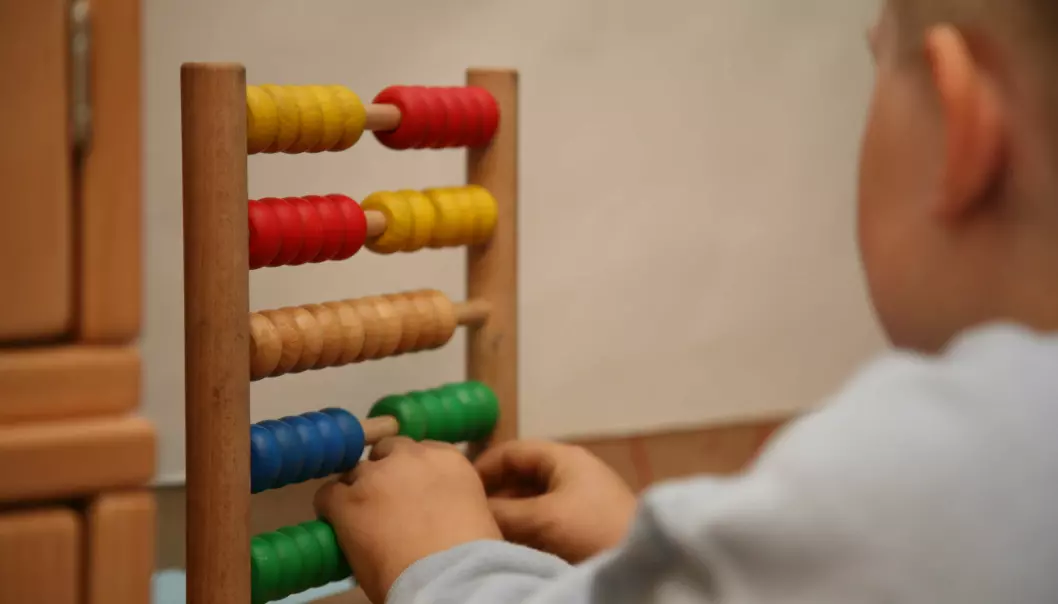 I en ny studie så forskere at barn som lå godt an i matematiske ferdigheter ikke alltid greide seg like bra to år senere.  (Illustrasjonsfoto: Colourbox)
