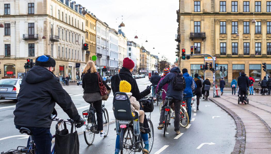 Displinerte syklister i København. Men pass på at du ikke tråkker i sykkelveiene deres. (Foto: lkoimages / Shutterstock / NTB scanpix) Displinerte syklister i København. Men pass på at du ikke tråkker i sykkelveiene deres. (Foto: lkoimages / Shutterstock / NTB scanpix)