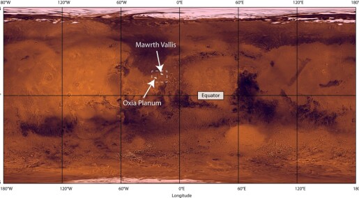 Her skal forskerne lete etter vann på Mars