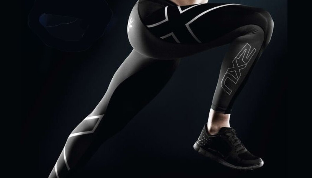 Løpetights er blitt enormt populært blant alt fra profesjonelle løpere til turgåere. Mange føler at antrekket gjør dem mer utholdende. Bildet viser tights fra det australske selskapet 2XU som ifølge seg selv selger mest kompresjonstøy i Norge. Symbolet deres betyr «Two Times You» og signaliserer at du presterer bedre med kompresjonsklær fra 2XU. Fra produsentens pressestoff Løpetights er blitt enormt populært blant alt fra profesjonelle løpere til turgåere. Mange føler at antrekket gjør dem mer utholdende. Bildet viser tights fra det australske selskapet 2XU som ifølge seg selv selger mest kompresjonstøy i Norge. Symbolet deres betyr «Two Times You» og signaliserer at du presterer bedre med kompresjonsklær fra 2XU. Fra produsentens pressestoff