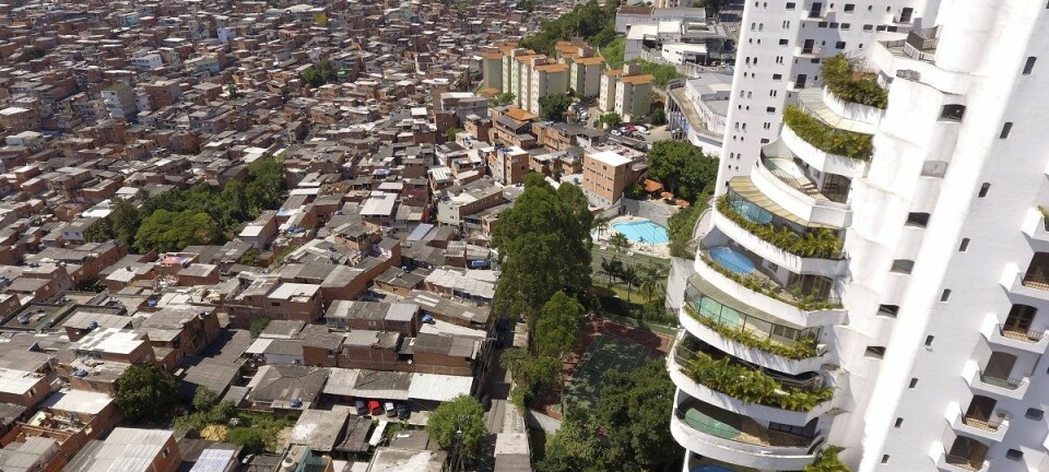 Hvorfor er det forskjeller i samfunnet, hvis folk vil omfordele rikdommen? Bildet viser de store økonomiske forskjellene i den brasilianske byen São Paulo. (Foto: Costa Fernandes, Shutterstock, NTB scanpix)