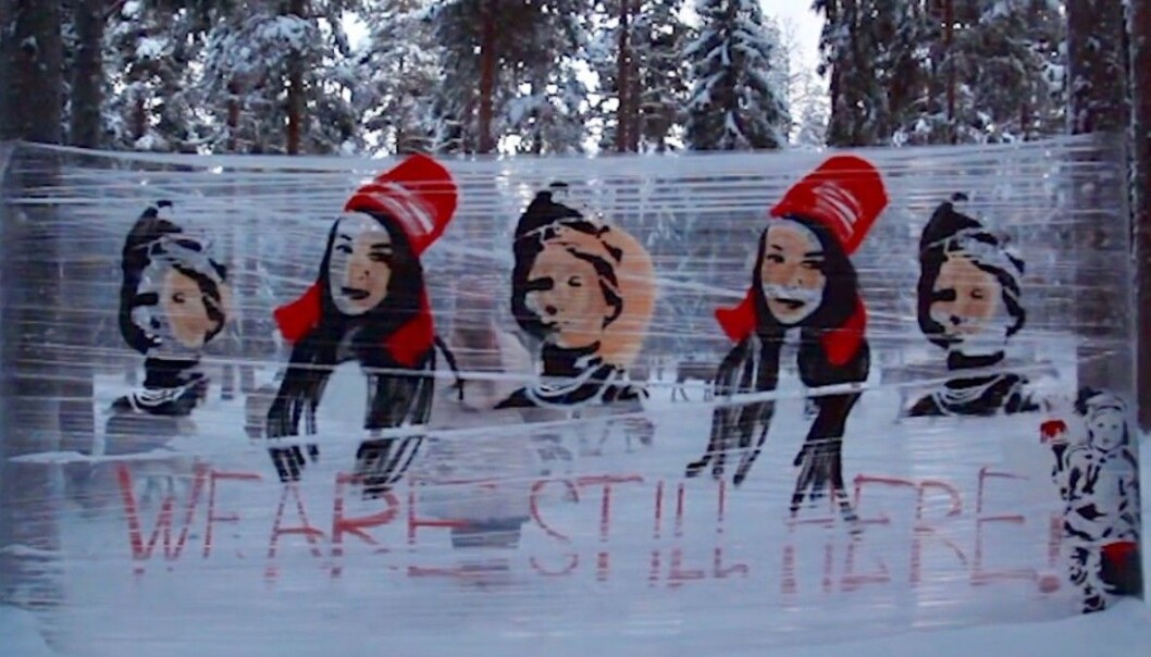 – Kunst er politikk,og politikk er kunst. Jeg vil vise hva som kan bli konsekvensene når en minoritetsbefolkning undertrykkes, sier kunstner Anders Sunna. (Bilde: Anders Sunna) – Kunst er politikk,og politikk er kunst. Jeg vil vise hva som kan bli konsekvensene når en minoritetsbefolkning undertrykkes, sier kunstner Anders Sunna. (Bilde: Anders Sunna)