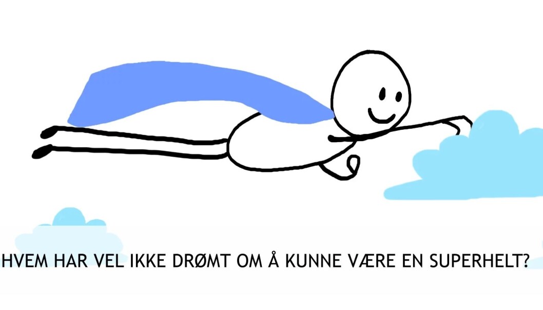 Mennesker kan ha det vondt på mange måter. Det viktigste vi som er rundt kan gjøre, er å vise at vi bryr oss. Kom igjen, vær en superhelt! (Foto: Skjermdump / NKVTS) Mennesker kan ha det vondt på mange måter. Det viktigste vi som er rundt kan gjøre, er å vise at vi bryr oss. Kom igjen, vær en superhelt! (Foto: Skjermdump / NKVTS)