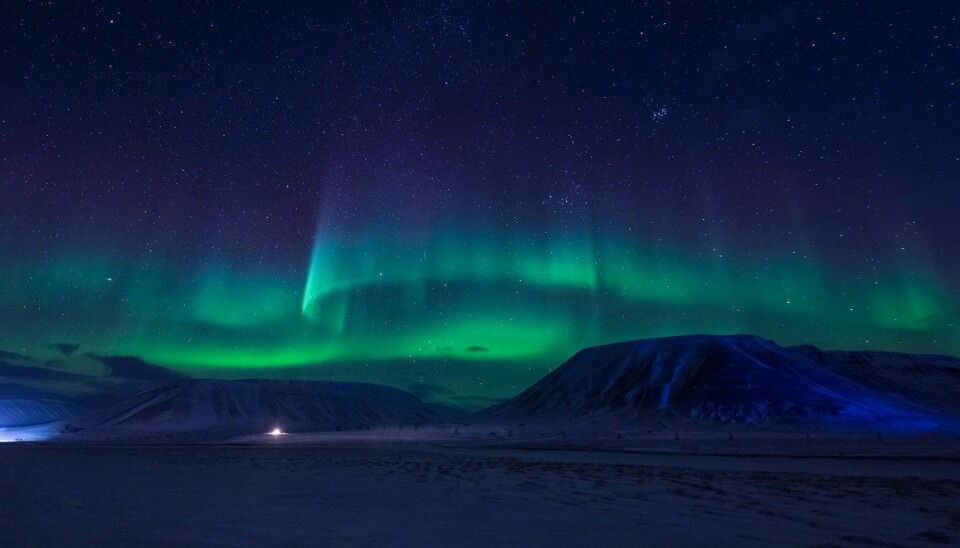 Nordlys over Svalbard. (Foto: Shutterstock / NTB scanpix)