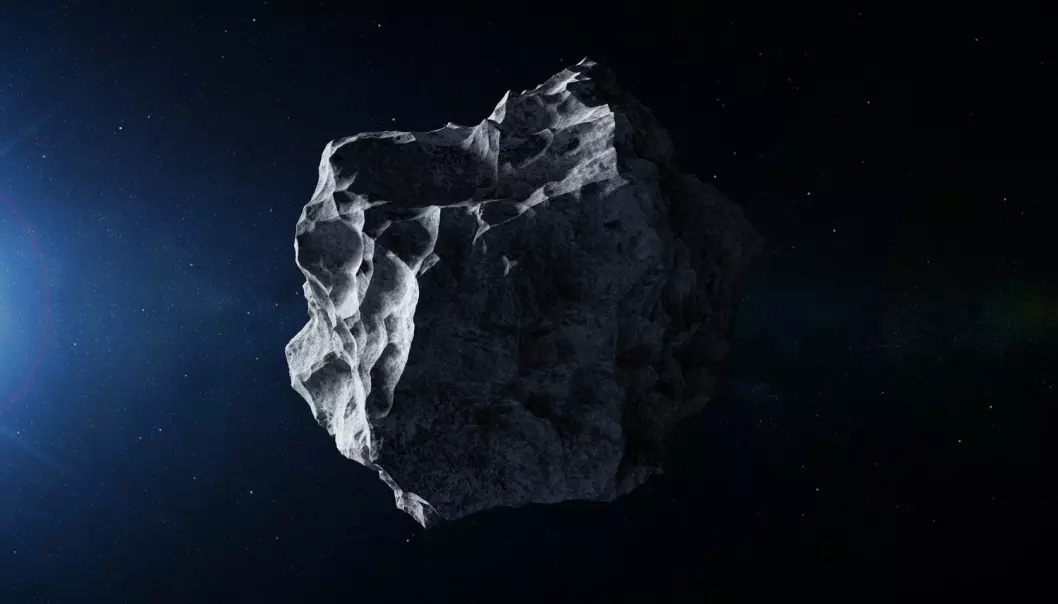 Man kan bruke dynamiske systemer for å beregne hvor en asteroide vil befinne seg ti år i framtiden. (Illustrasjon: Rashevskyi Viacheslav / Shutterstock / NTB scanpix)