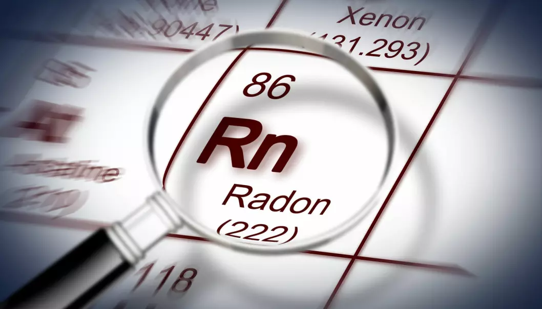 Radon er et radioaktivt grunnstoff. Det kan danne en usynlig gass som settes i sammenheng med lungekreft. Men er radon også årsak til hudkreft?  (Bilde: Francesco Scatena/Shutterstock/NTB Sscanpix)