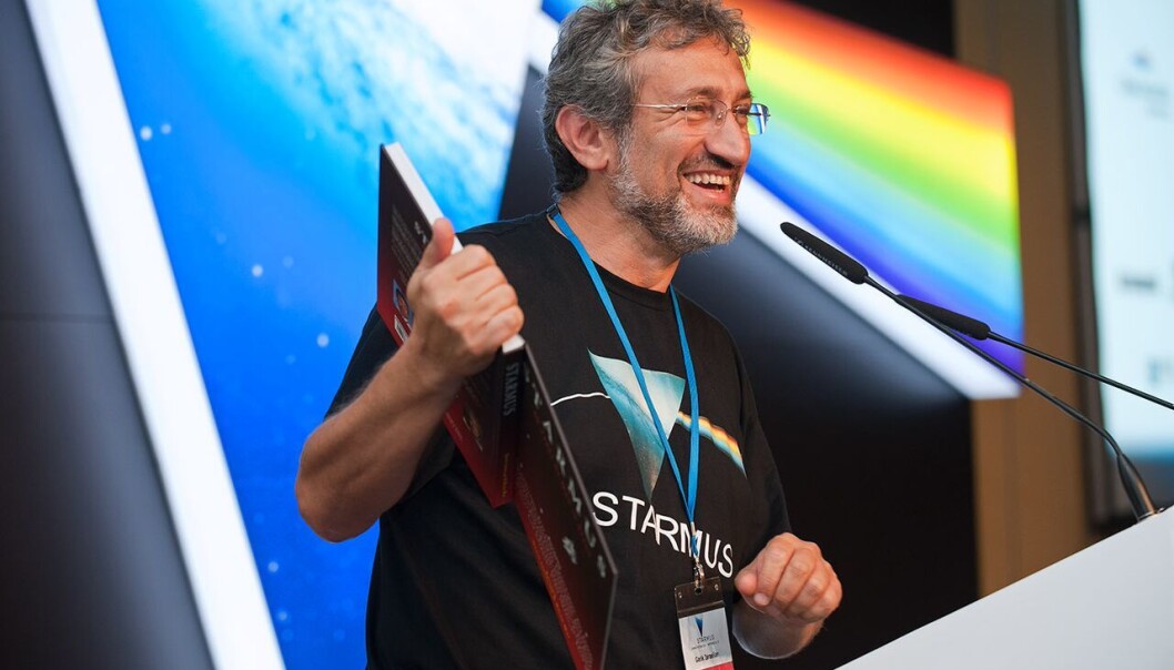 Grunnlegger Garik Israelian på Starmus-festivalen i 2015. Den foregikk på Kanariøyene. I år kommer stjernelaget til Norge og Trondheim. (Foto: Starmus) Grunnlegger Garik Israelian på Starmus-festivalen i 2015. Den foregikk på Kanariøyene. I år kommer stjernelaget til Norge og Trondheim. (Foto: Starmus)