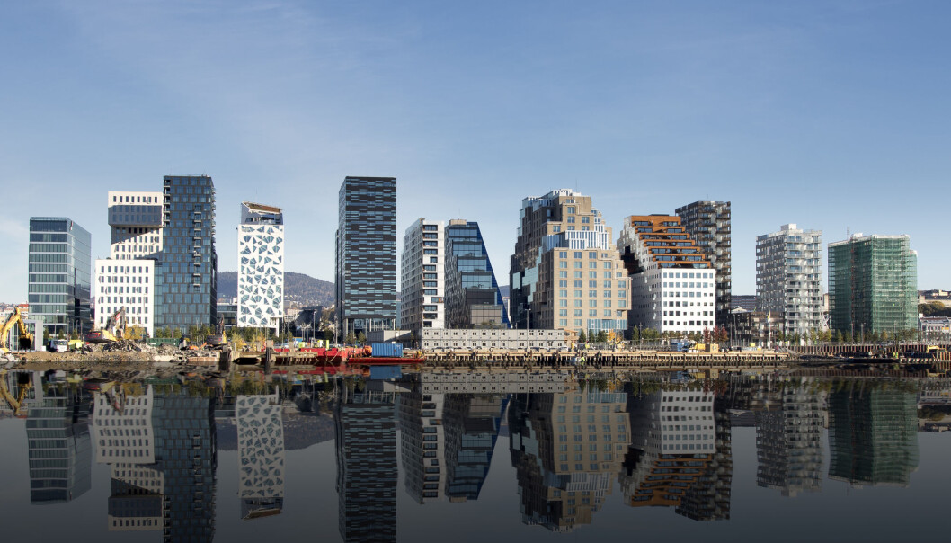 Sement er et av verdens vanligste byggematerialer, og produksjonen står for syv prosent av klimautslippene våre. Det må vi gjøre noe med. Dette bildet er fra Oslo. Foto: Shutterstock / NTB Scanpix) Sement er et av verdens vanligste byggematerialer, og produksjonen står for syv prosent av klimautslippene våre. Det må vi gjøre noe med. Dette bildet er fra Oslo. Foto: Shutterstock / NTB Scanpix)