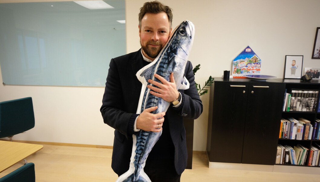 Næringsminister Torbjørn Røe Isaksen vil satse på havet for å skape en bærekraftig utvikling i Norge. (Foto: Karoline Spanthus Bjørnfeldt) Næringsminister Torbjørn Røe Isaksen vil satse på havet for å skape en bærekraftig utvikling i Norge. (Foto: Karoline Spanthus Bjørnfeldt)