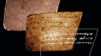 Fant flere tusen år gammel beskjed på baksiden av leirbit