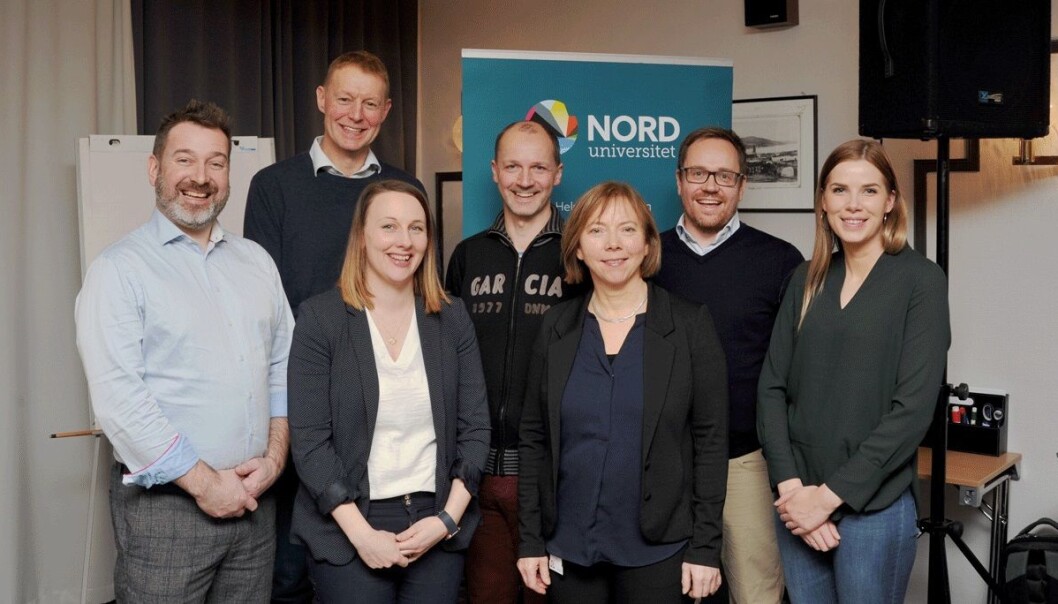 Nord universitet og lokale støttespillere etablerer stipendiatprogram i Steinkjer. Her er den nye faggruppen for Innovasjon og Entreprenørskap ved Handelshøgskolen. (Foto: Nord universitet) Nord universitet og lokale støttespillere etablerer stipendiatprogram i Steinkjer. Her er den nye faggruppen for Innovasjon og Entreprenørskap ved Handelshøgskolen. (Foto: Nord universitet)