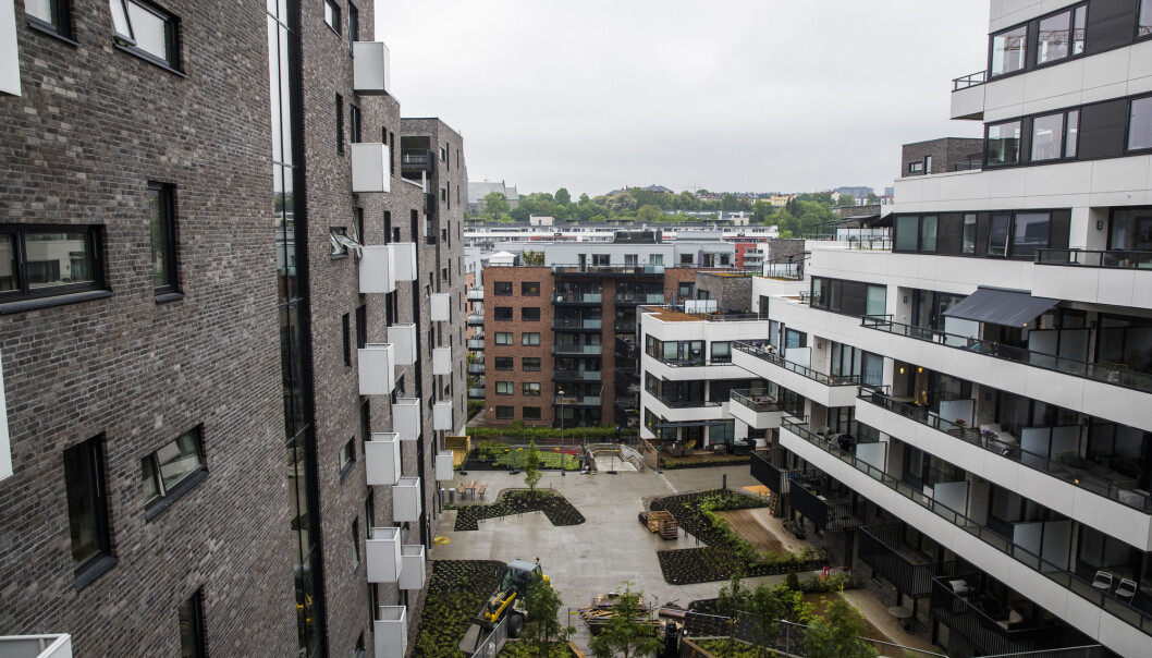 Det opprettes et nytt nasjonalt senter ved OsloMet for å styrke forskningen på boligmarkedet. Bildet er fra Kværnerbyen i Oslo (Foto: Berit Roald / NTB scanpix). Det opprettes et nytt nasjonalt senter ved OsloMet for å styrke forskningen på boligmarkedet. Bildet er fra Kværnerbyen i Oslo (Foto: Berit Roald / NTB scanpix).