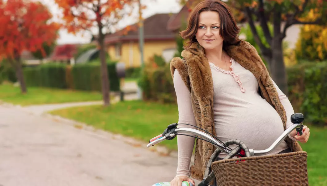 Hvorfor parkerer gravide sykkelen? Hva skal til for at de fortsetter å sykle. (Illustrasjonsfoto: Nataly Dauer, Shutterstock / NTB scanpix)