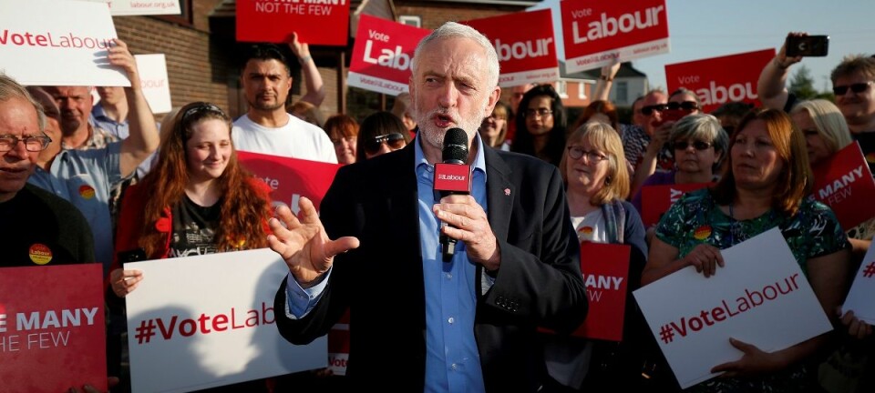Labour-leder Jeremy Corbyn da han holdt en tale i Rotherham tidligere i år. Nå har partiet hans sikret seg enda flere seter i parlamentet (Foto: Andrew Yates, Reuters, NTB scanpix)