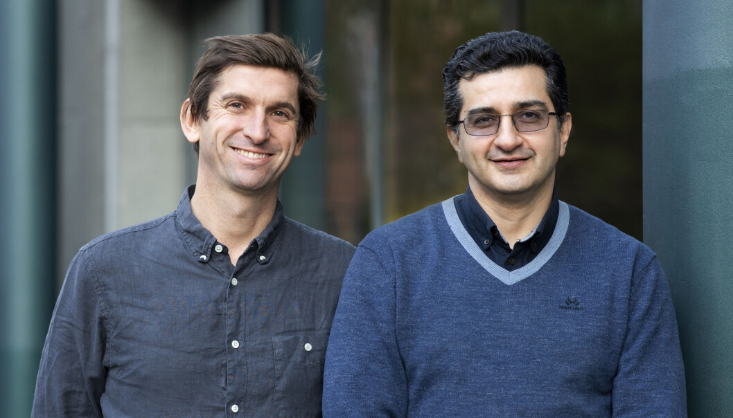 Håvard Haugen fra UiO og Peyman Mirtaheri ved OsloMet forsker på implantater i et nytt EU-finansiert forskningsprosjekt. (Foto: Sonja Balci) Håvard Haugen fra UiO og Peyman Mirtaheri ved OsloMet forsker på implantater i et nytt EU-finansiert forskningsprosjekt. (Foto: Sonja Balci)