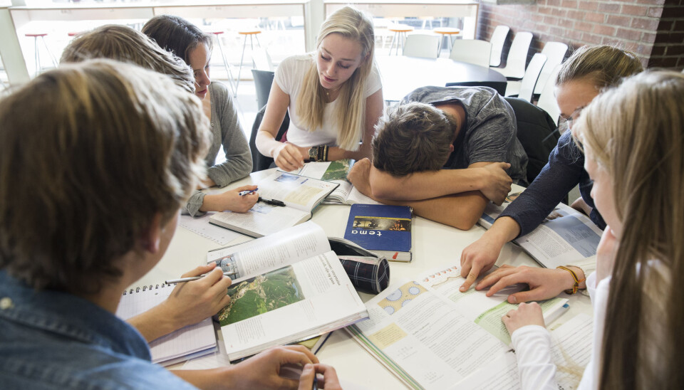 Tidspunktet for skolestart har stor betydning for hvordan elever lærer og presterer, mener amerikanske forsker. (Illustrasjonsfoto: Berit Roald / NTB scanpix)